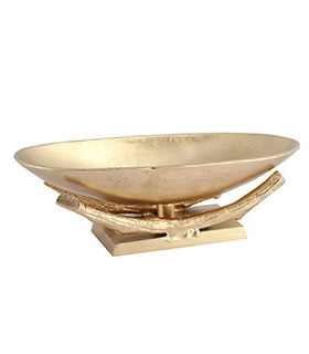 gold tray